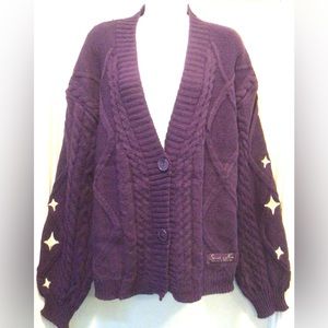 Official Taylor Swift Speak Now Cardigan with confetti tissue paper hearts NEW